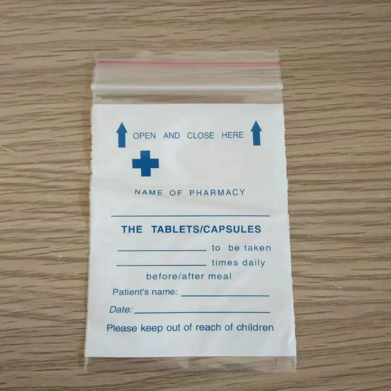 Hot SalesCheap Price Customized LDPE Plastic Pill Dispensing Bag Drugs Envelope For Patient