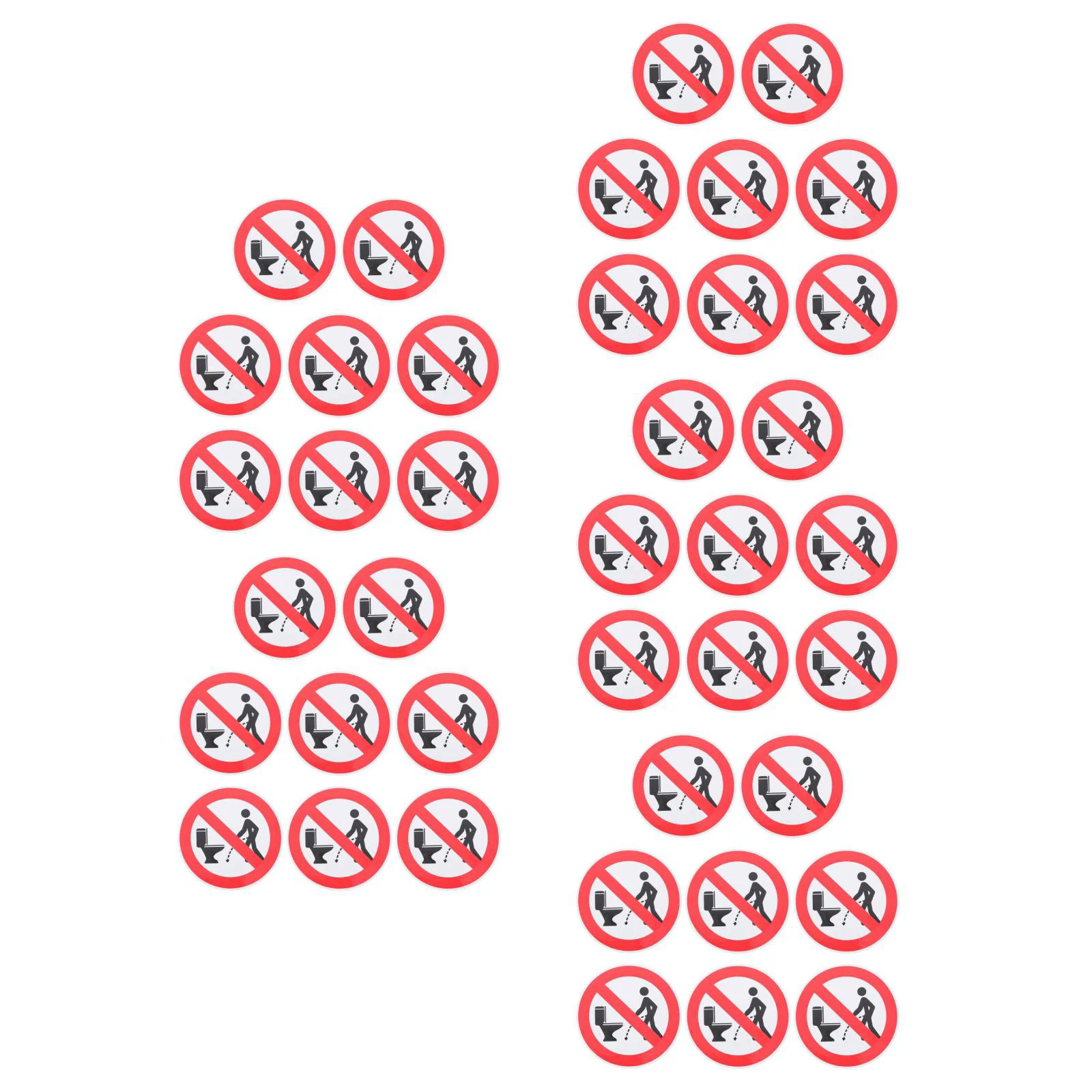 40 pcs  Potty Training Stickers Potty You Pee on Toilet Reveal Stickers Chart Reusable Pee Stickers Seat Toilet Targets for Boys