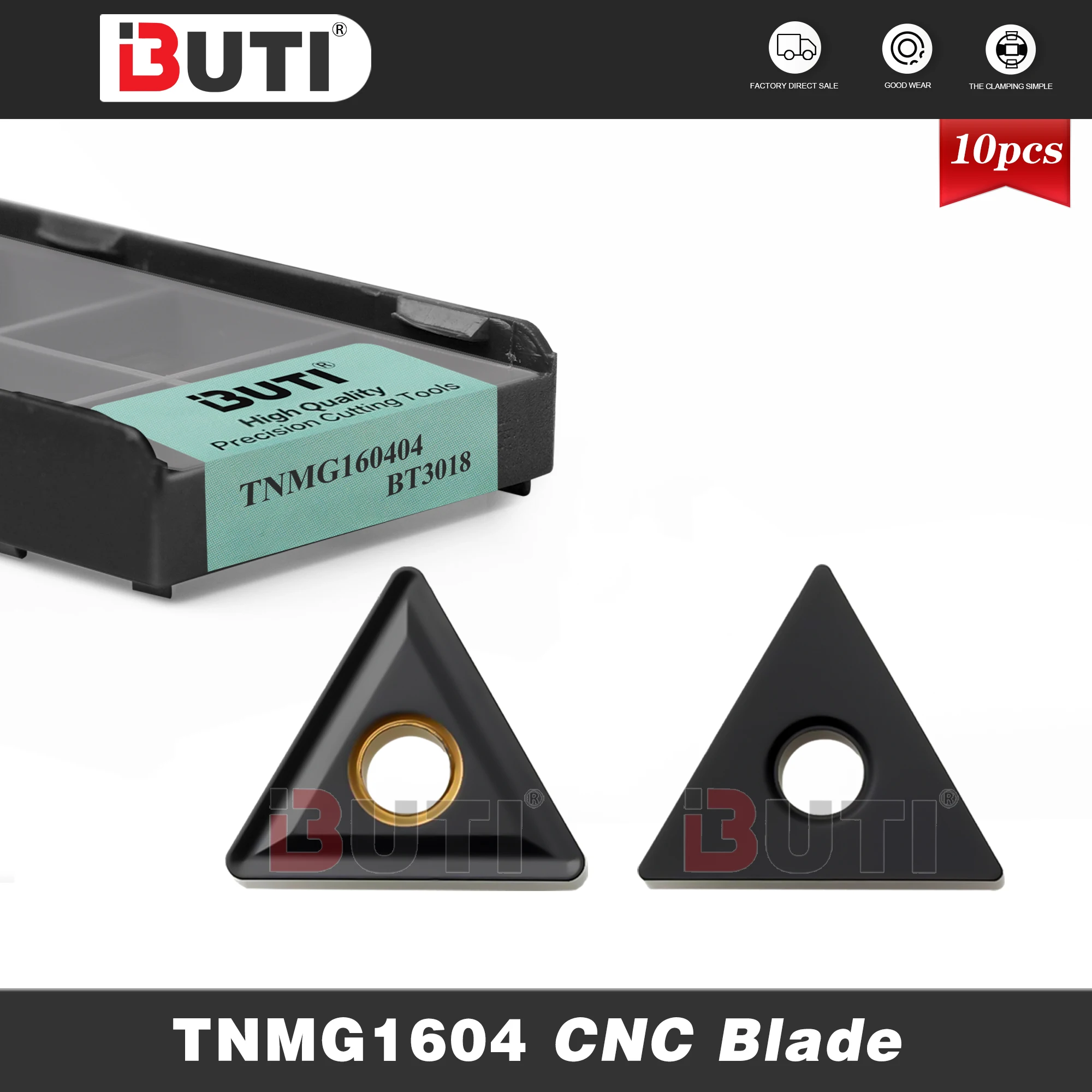 Buitenste cirkelvormige snijblad TNMA 160404 160408 160412 TNMG160404 160408 160412 CNC-draaibank Draaiblad Verwerking Gietijzeren gereedschap