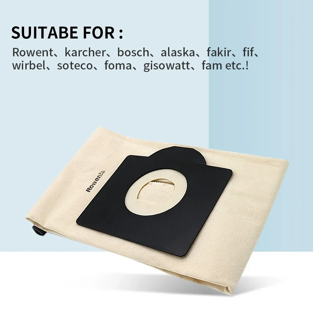 Sacs à poussière lavables pour aspirateur Karcher WD3, pour grill WD3300 MV3 SE4001 SE4002 6.959-130 A2200 A2500 A2600 A2900 A3100