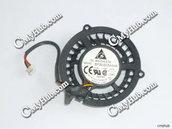 For Gateway M320 4000 4012 4540 DC5V 0.36A BFB0505HHA SZ78 3Wire 3Pin Cooling Fan BFB0505HHA -SZ78