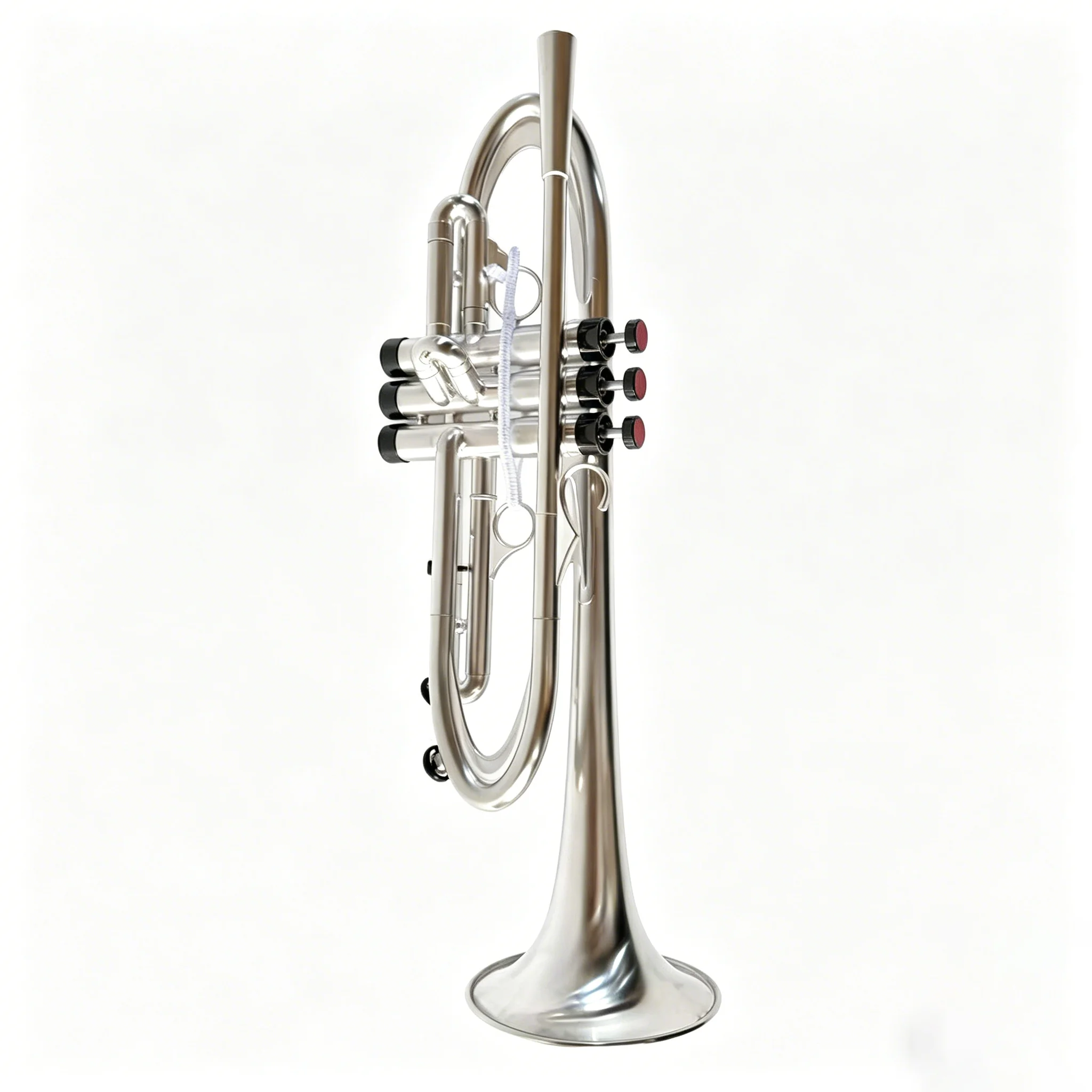 One United Inner Slide Tube Making Customer Design Professional Trumpet with Brushing Silver Plated Surface Finishing