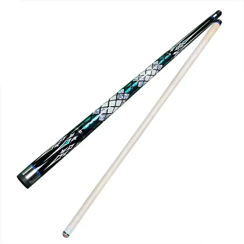 Maple Wood Billiard Pool Cue, design elegante, 12.5mm Tip, 58in, para venda