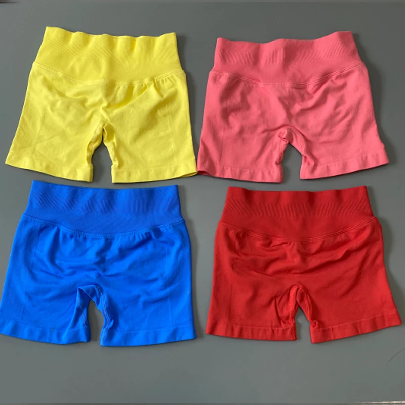 Women's Seamless Scrunch Butt Shorts High Waisted Gym Shorts Yoga Workout Running Fitness Booty Shorts Stretch Activewear