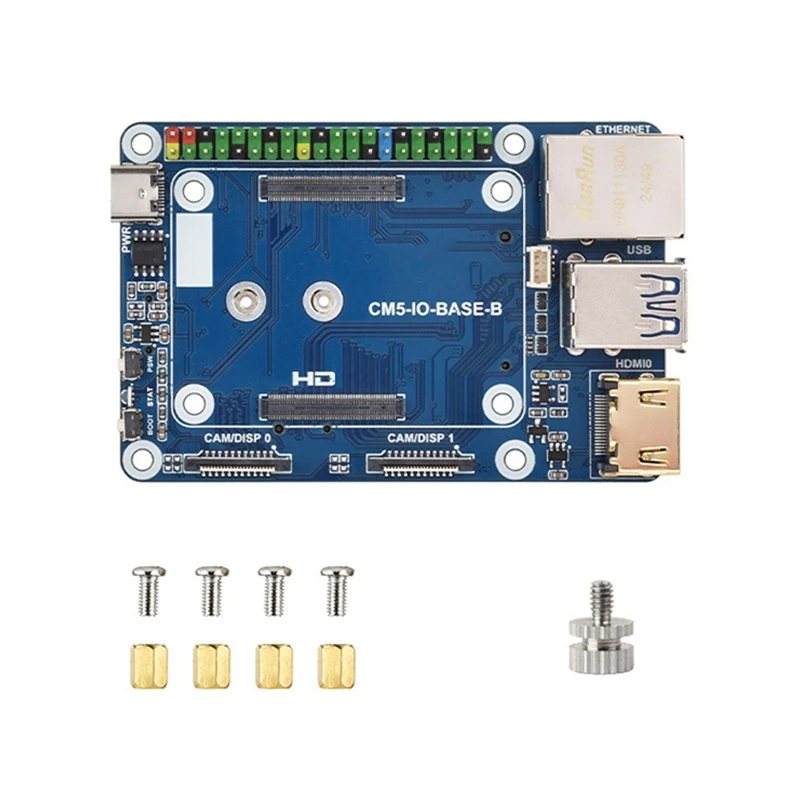 For Compute Module 5 CM5 Base Board (B) CM5-IO-BASE-B Expansion Board for Compute Module 5 Lite/EMMC-DTA9