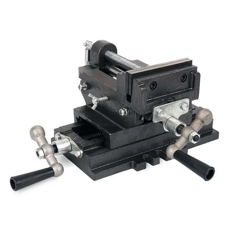 Cross Flat Pliers Bench Drill Special Two-Way Mobile Vice Clamp Drilling and Milling Machine Work Vice