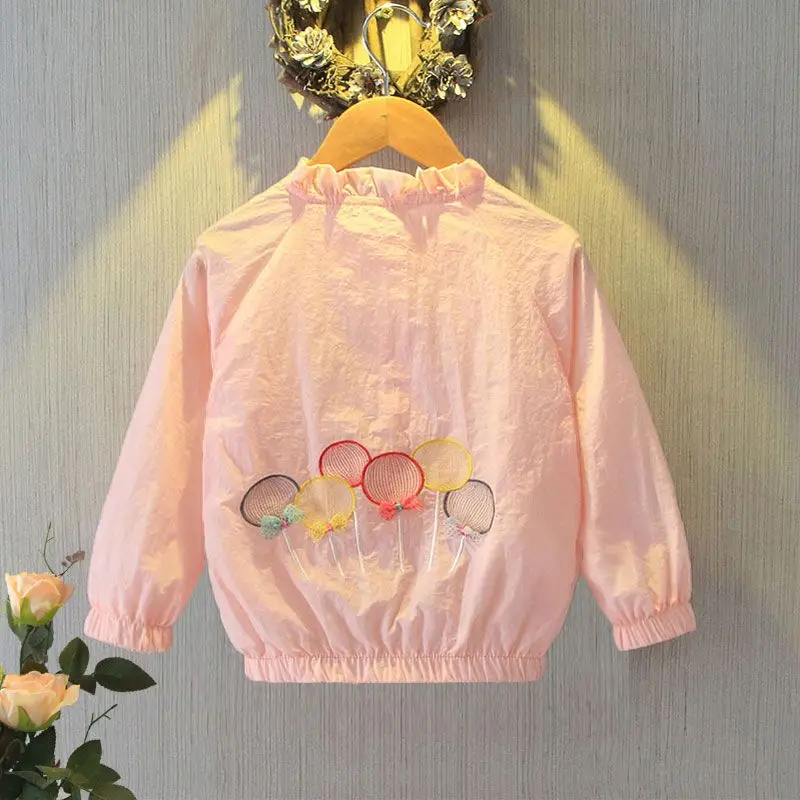 

4-10 Years Girl's Jacket Spring and Autumn Children's Short Coat Fashion New Kids Casual Sportswear Baby Trendy Top