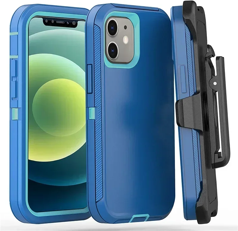 Luxuriöse, modische Hybrid-Hochleistungs-Rüstungshülle für iPhone 17 Air 16 Pro Max Plus, stoßfest, schützt OTT-B Hard Box, Gürtelclip-Abdeckung – Detail 5