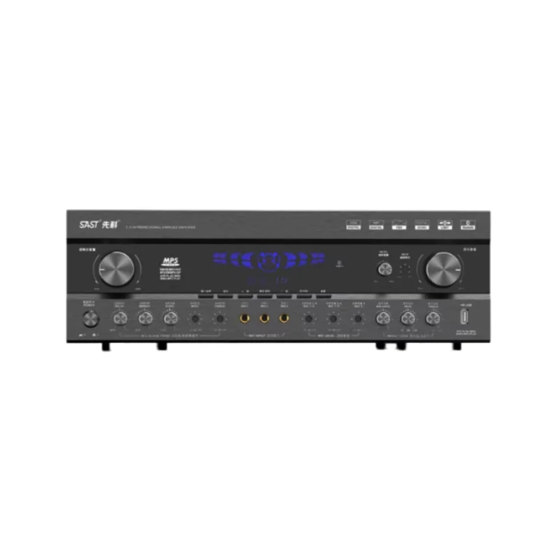 Xianke 9100HD home karaoke high-power Bluetooth power amplifier U disk video direct reading and original singing amplifier