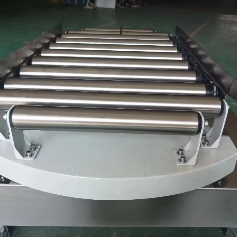 

Силовой роликовый конвейер из нержавеющей стали, неограниченное вращение на 360 градусов, позиционирование на 45 градусов, новый производитель