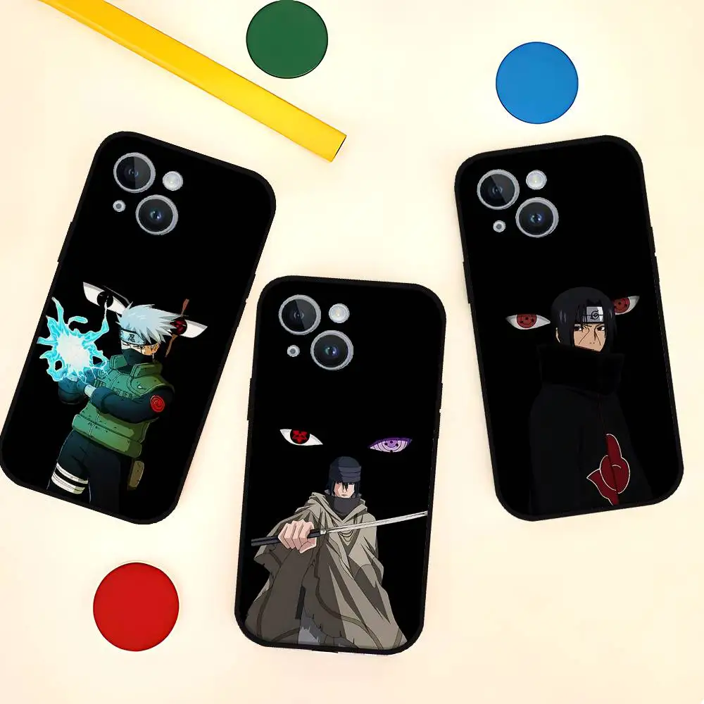 Coole N-Naruto-S Augen Sharingan Handyhülle für iPhone 17 16 15 Pro Max 14 13 12 11 XR X XS Max 8 Plus SE Handycover