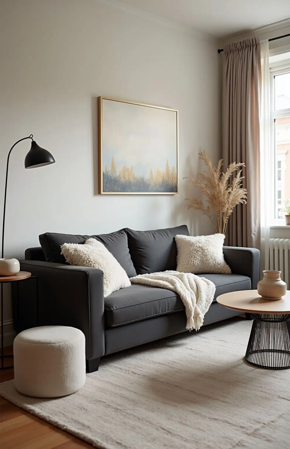 

Hot Sale Luxury 1+3 Modern Living Room Sofa Set Genuine Leather Fabric Couch for Home & Hotel for Apartment Furniture Sofas