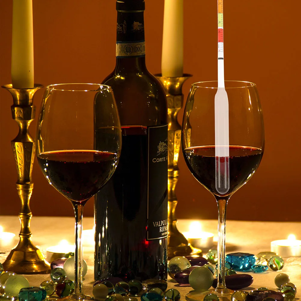 

2Pcs Sugar Hydrometer Three-Range for Home Brew Beer Wine Mead Alcohol Testing Scale Hydrometer for Brewing Measurement