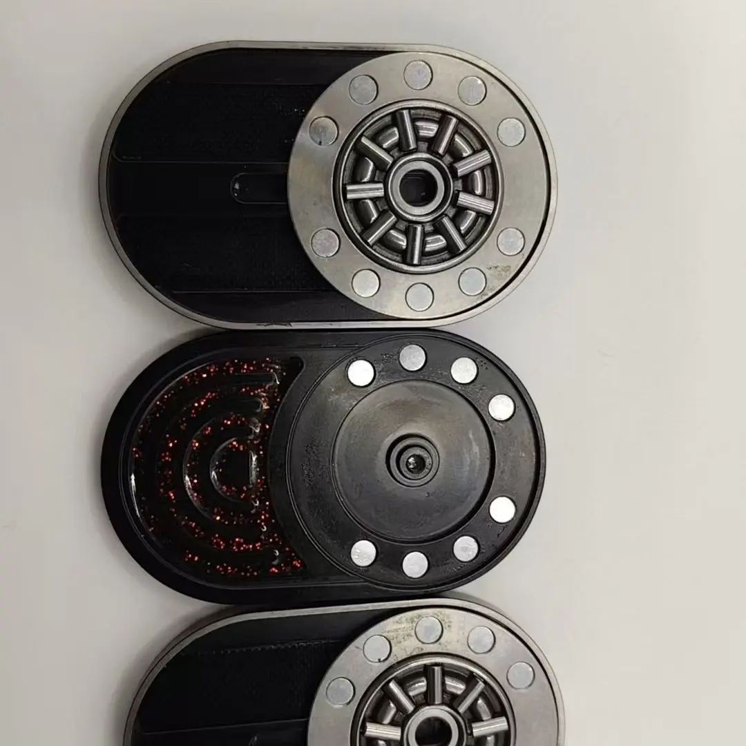 3 Layers Stainless Steel Infinite EDC Push Card Crisp Click Sound Tactile Fidget Gadget Portable Pocket Stress Relief Hand