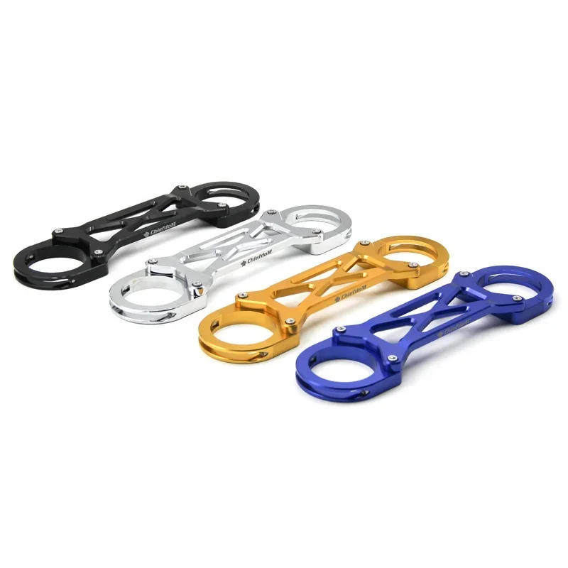 2025Fit HD Touring Models 49mm Front Ends Fork Brace for Road Glide Street Glide Adds Rigidity Stylish Motorcycling Body Systems
