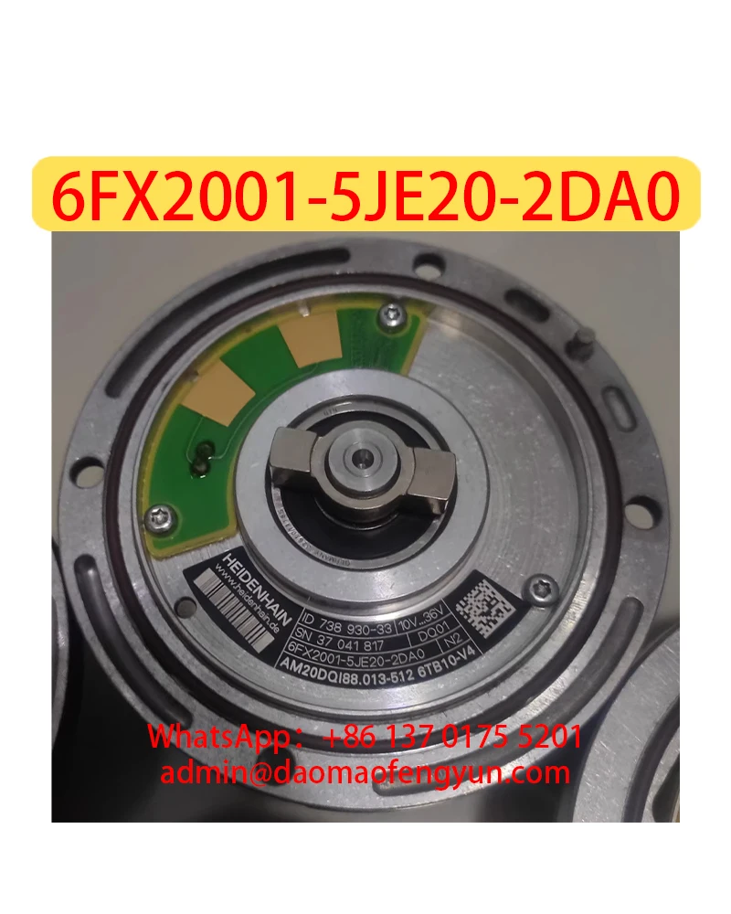 

6FX2001-5JE20-2DA0 Б/у ID 738 930-33, энкодер, нормальный тест, свободная запись данных двигателя, 6FX2001 5JE20 2DA0, быстрая доставка