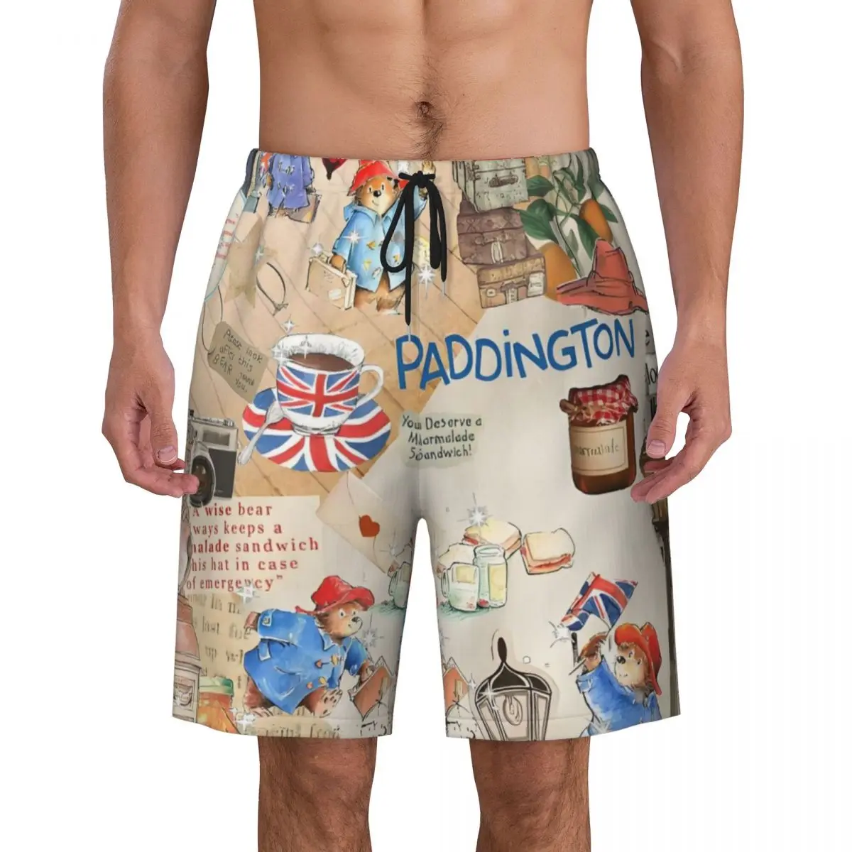 

Мужские быстросохнущие пляжные шорты на заказ, лондонские плавки, купальные костюмы