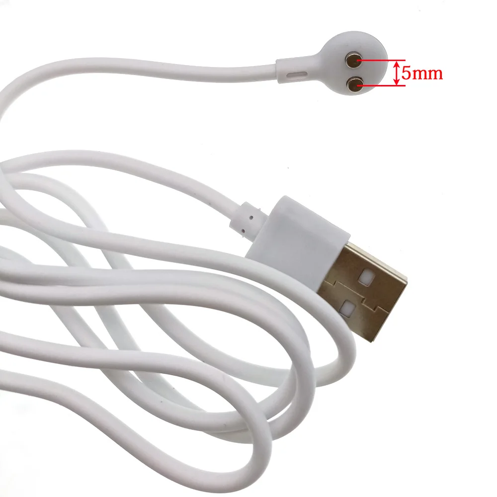 USB Charge Connector 90 Degree 2P Magnetic Charging Cable Spacing 5mm Magnet Suctio For Sex Toys Products Instrument Device