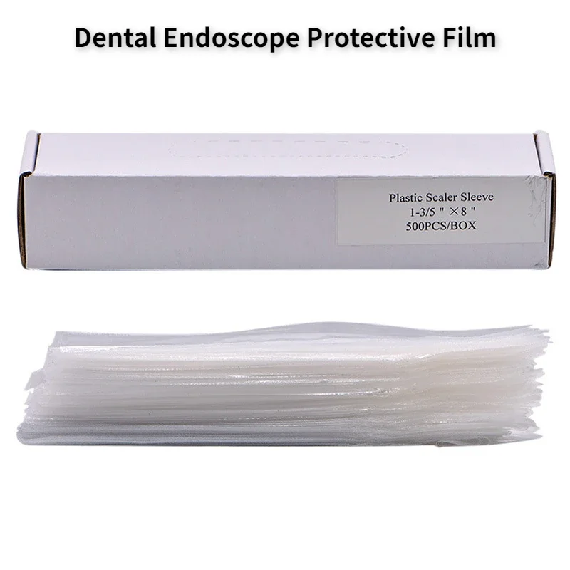 500PCs Dental Endoscope Protective Film Intraoral Camera Sheathe Handle Cover Dirt Proof Oral Stain resistant Isolation Sleeves