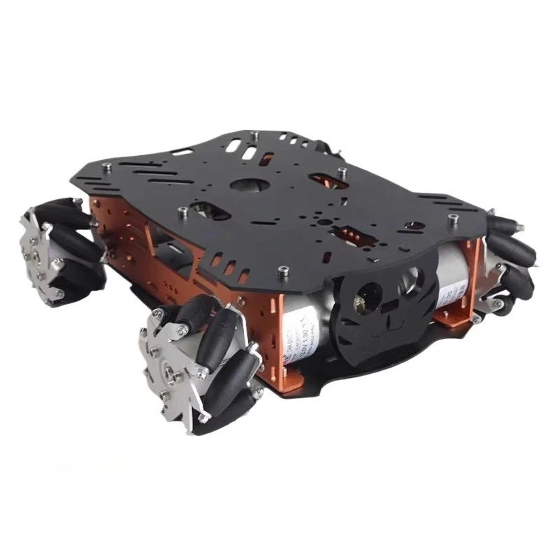 Mecanum Wheel Metal Robot Chassis 25KG Heavy‑Load Aluminum Alloy Frame Encoder Motor For Arduino DIY Competition Robot Project