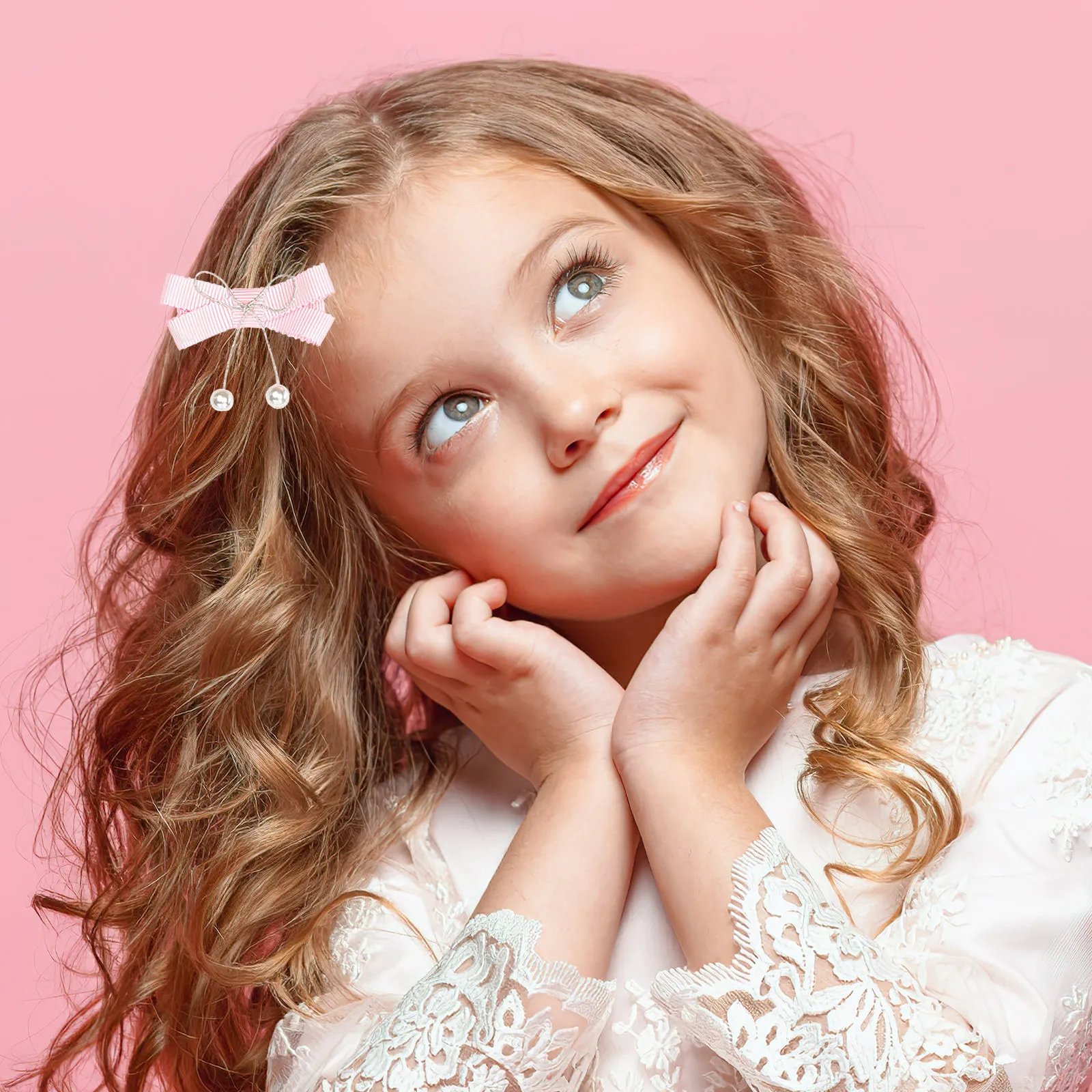 

10Pcs Bow Hair Clips Girls Hairpins Premium Fabric Small Barrettes Lightweight Kids Hair Accessories Perfect for Birthday