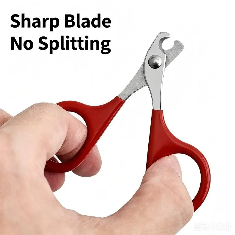 1/2/3 Pcs Pet Blind Scissors Small Medium-sized Cat Dog Nail Clippers Nail Clippers Mini Stainless Steel Safety Nail Clippers