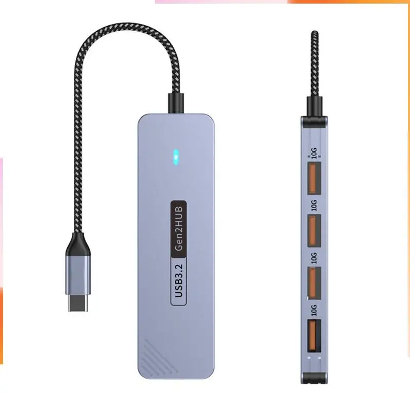 A92Z 3X 10Gbps USB 3.2 GEN2 HUB USB C HUB Divisor USB de alta velocidade USB Type-C 3.2 HUB