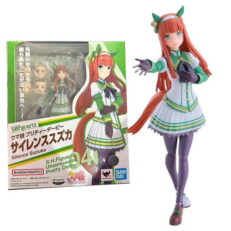 

Bandai Figure Umamusume Pretty Derby Anime Figures SHF Silence Suzuka Collection Model Anime Action Figure Toys For Boys Gifts