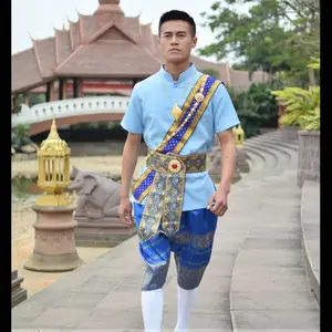 男性のための伝統的なタイの服,東南アジアのカスタムドレス,エスニックスタイル - AliExpress