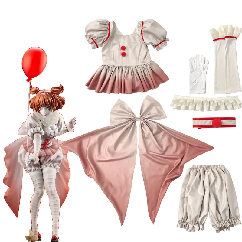 

★Halloween Cosplay Costume Clown Adults Pennywis s for Resurrection Performance Outfits Clothing♥ All corners of the country