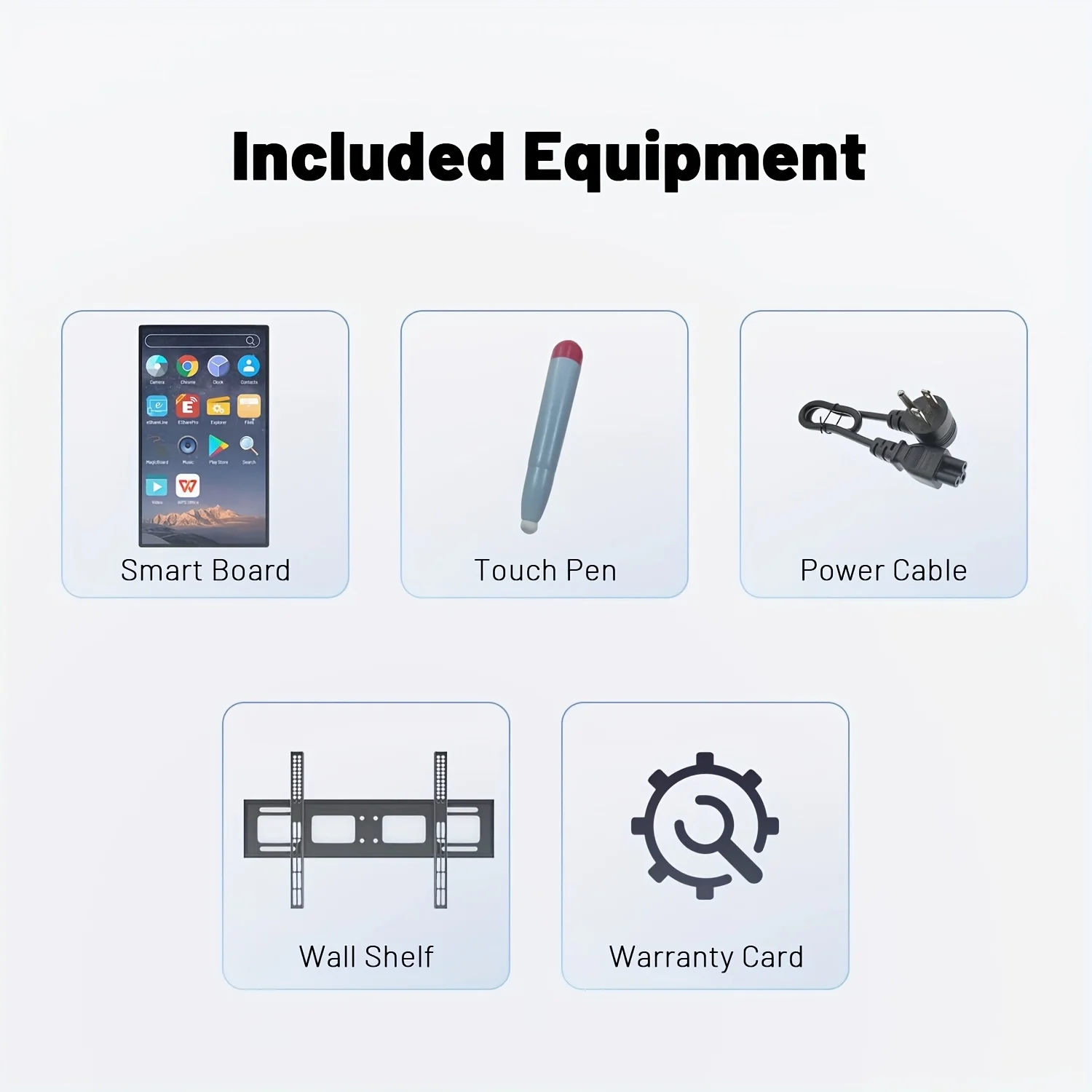 سبورة بيضاء تفاعلية، شاشة عرض 49 بوصة تعمل باللمس، لوحة بيضاء إلكترونية رقمية ومرآة الشاشة، 1080P Mo