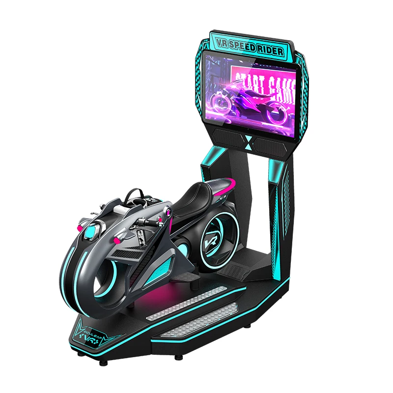 2025 Oculeap Crazy Motor Cycle VR Simulator Mountain Motocross&city Ride Visual Reality Racing Vr Game Machine