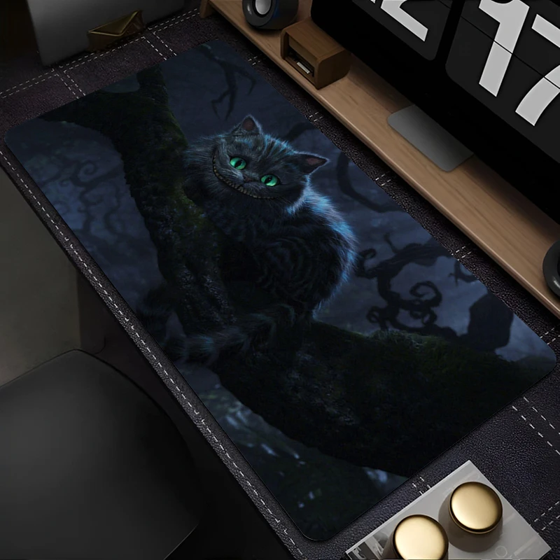 لوحة المفاتيح لوحة الماوس Kawaii C-الشاير القط حصيرة مكتبية ألعاب الكمبيوتر ماوس مكتب الكمبيوتر المحمول أليس في بلاد العجائب السجاد HD الجدول الوسادة