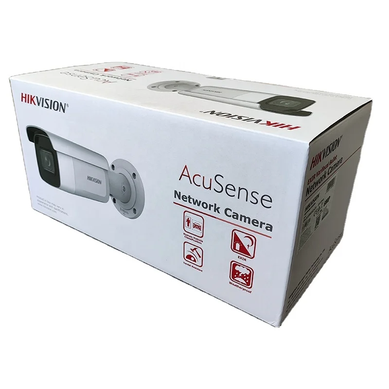 

Original Hik DS-2CD2643G2-IZS Efficient H.265+ Compression Technology 4 MP AcuSense Motorized Varifocal Bullet Network Camera