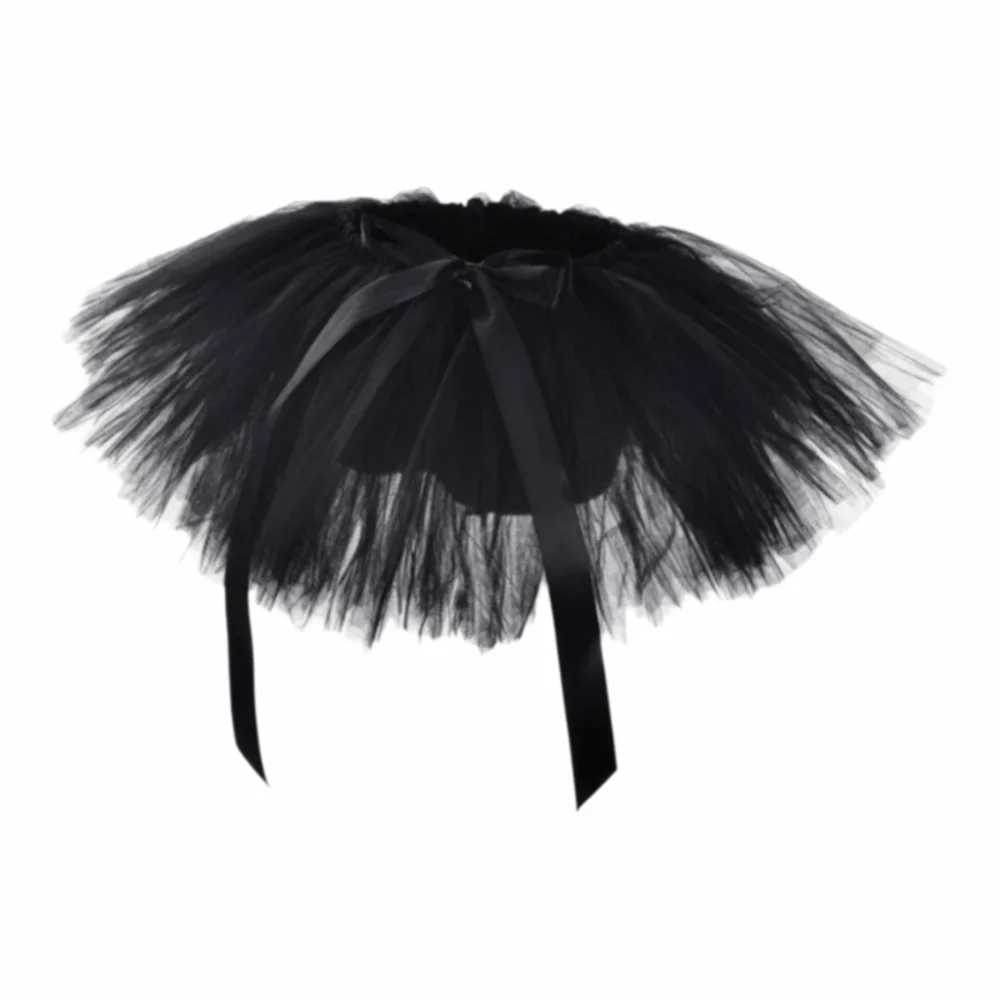 Vestido de tutú de Ballet ultracorto y esponjoso para niña, faldas de Ballet con lazo y payaso para niño, traje de baile de arcoíris, vestido de Cosplay de Lolita para Navidad