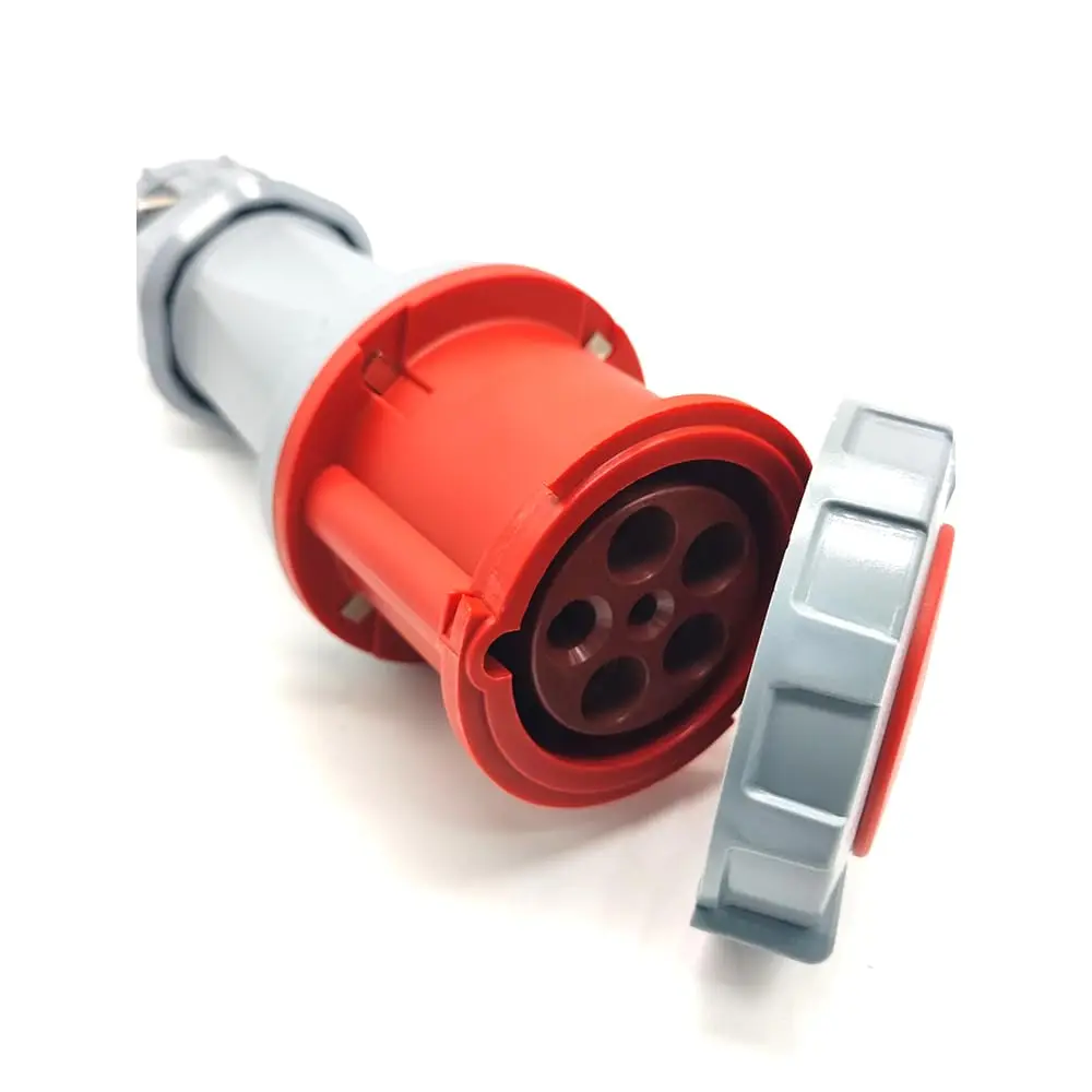 IEC60309 Waterproof Industrial CEE Connector Socket 5Pin 63A 400V 3P+E+N IP67