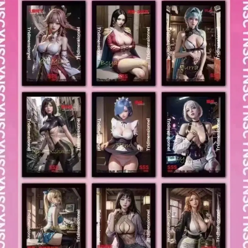 Tarjeta de colección de diosa Dimensional, venta al por mayor, Waifu, comercio Global, ACG, TCG, CCG, regalo de pasatiempos