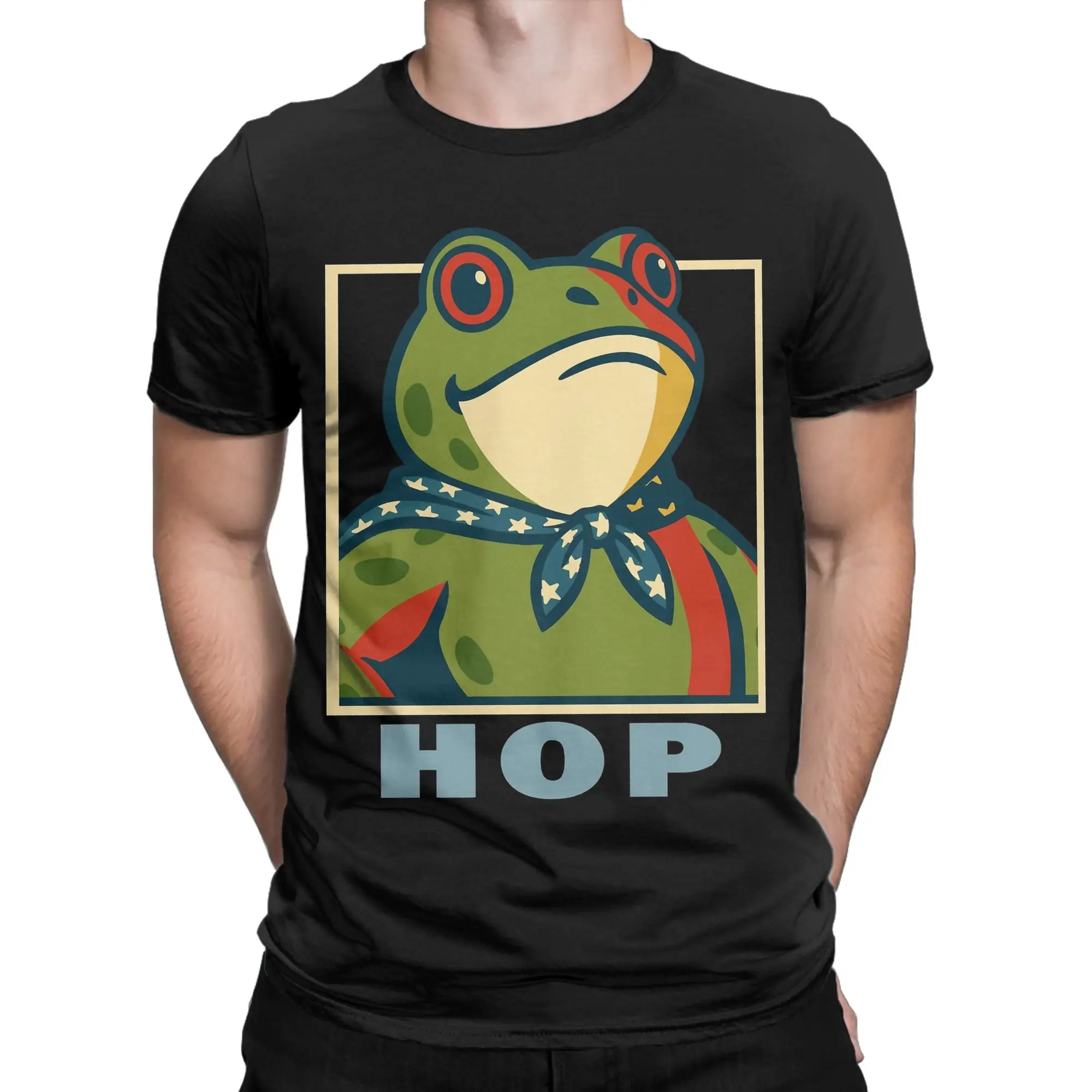Portland Frog Resist Frog T-Shirts for Men  Leisure 100% Cotton Tees Crew Neck Short Sleeve T Shirts Printing Tops