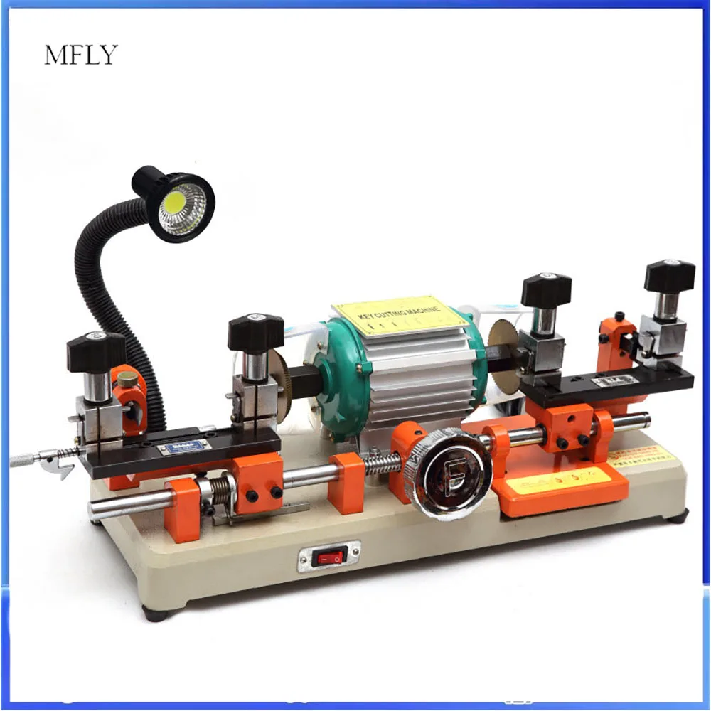 Double-head Manual Multi-function Blade Lock,Key Duplicator Horizontal Dual-purpose Machine With Key,Key Duplicating Machine