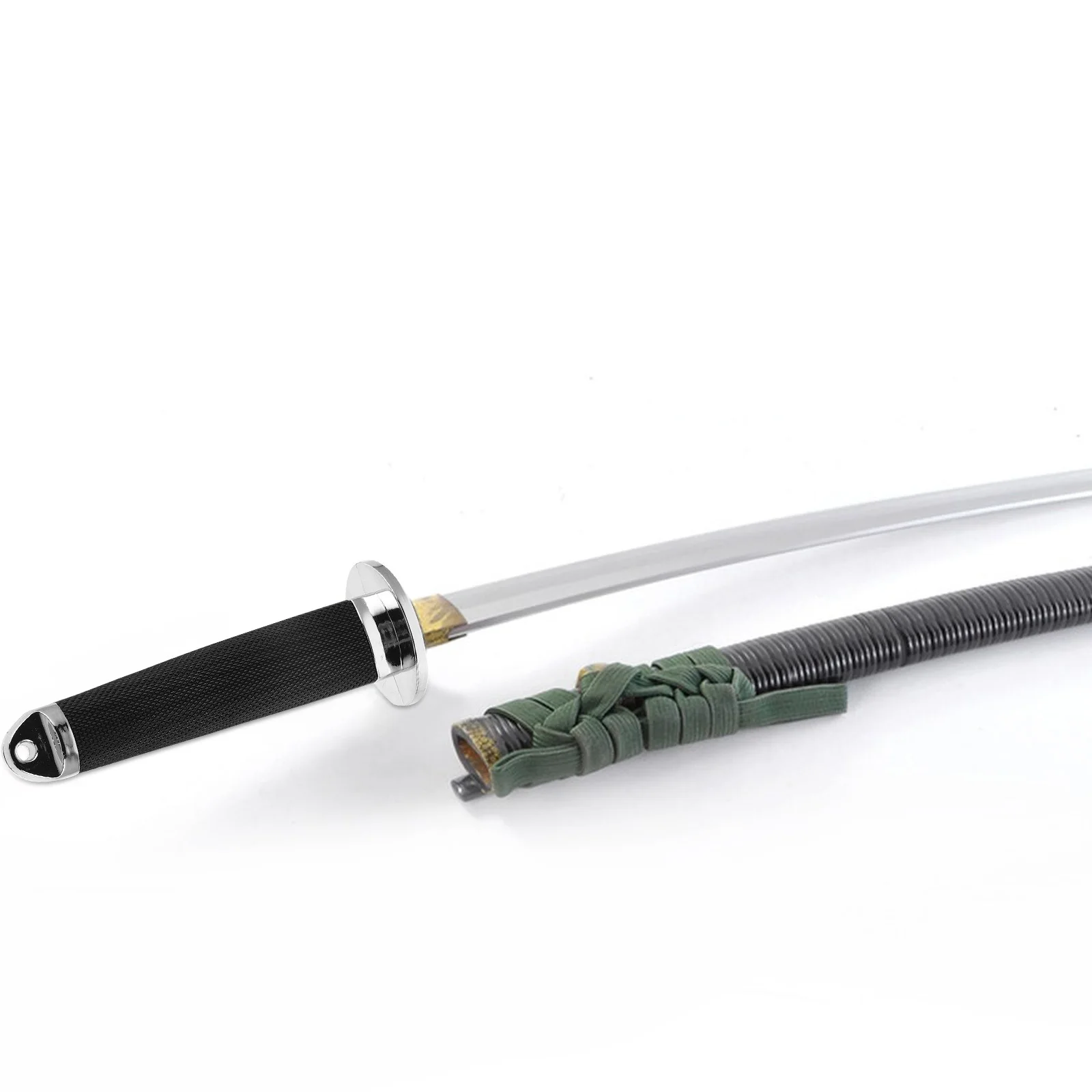 

1Set DIY Katana Handle Making Kit Plastic Japanese Sword Handle Sheath Sturdy Craftsmanship Antiskid Fittings Replacement