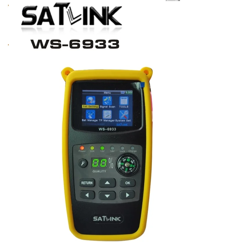 Satlink WS-6933 DVB-S2 FTA CKU Band Digital satitefinder Meter WS6933 vs GT MEDIA V8 Finder 2