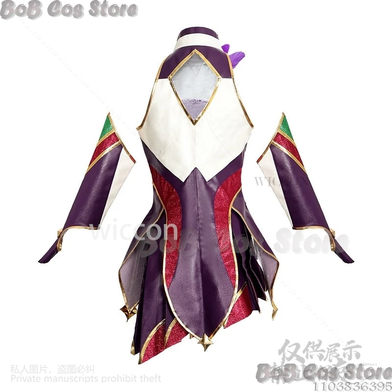Game LOL Star Guardian Cosplay Xayah Anime Sexy Y2K Punk Pink Purple Dress Kawaii Lolita Wig Women Suit Cos Comic Con Customized