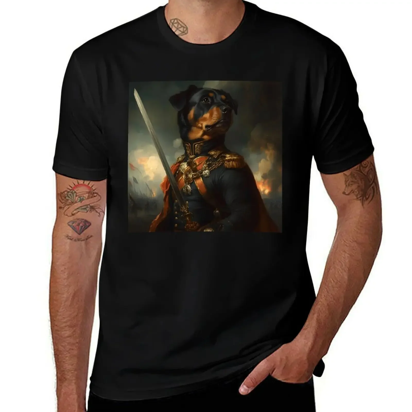 

The Rottweiler of Rivoli T-Shirt Aesthetic clothing boys whites tops funny t shirts men