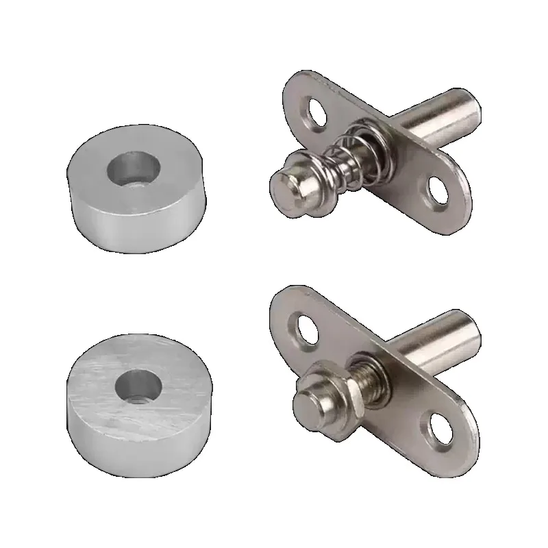 Everbright Store Stainless Steel Screen Hardware Fasteners Rotating Installation, Central Shaft Door, Rotating Universal Joint