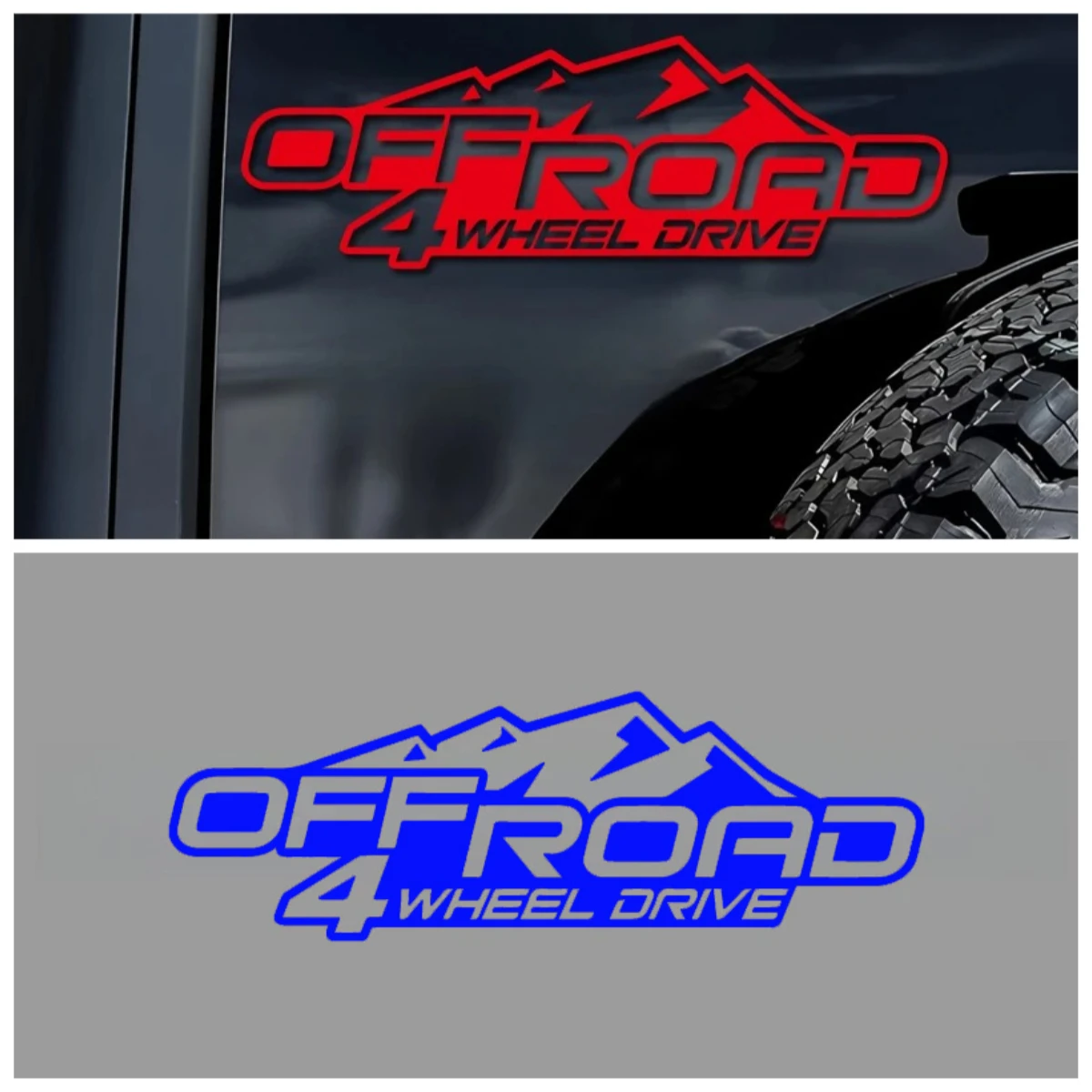 

Mountain off-road four-wheel drive creative&funny stickers for cartoon fans&lover,high quality for car trucks motorcycles