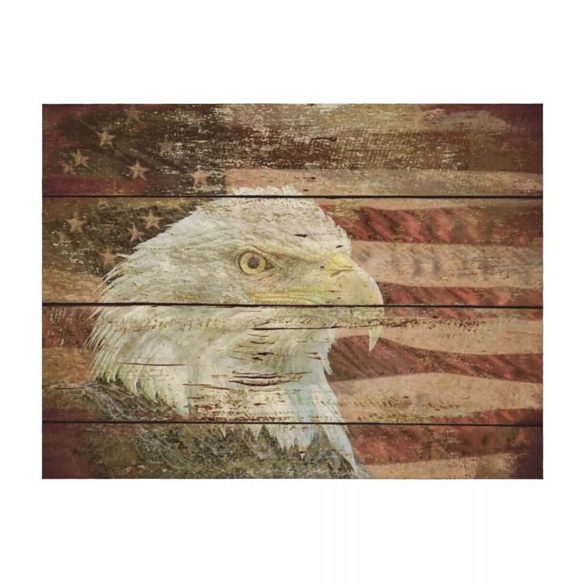 

Rustic Bald Eagle Bird American Flag Patriotic Country Art A167 Throw Blanket Quilt Luxury Thicken Winter beds Blankets