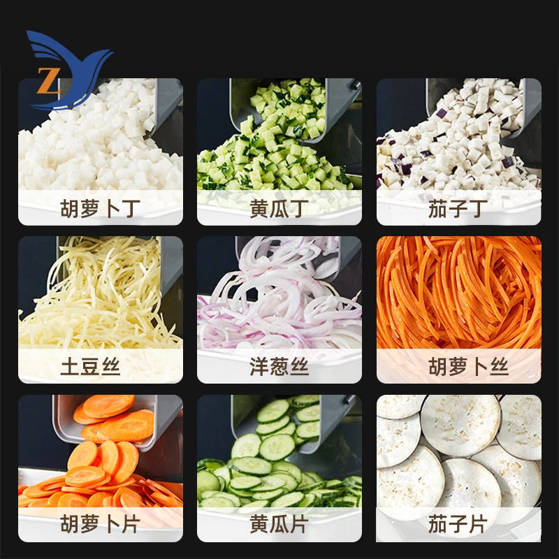 Dicing Machine M1 Commercial Vegetable Fruit Mango Pineapple Large Feed Port Radish Potato Slice Both Soft and Hard Ingredients