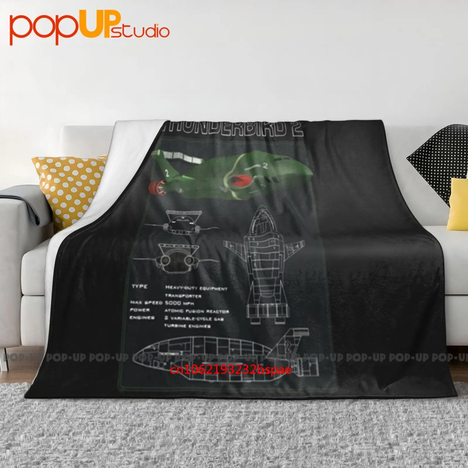 

Thunderbird 2 Schematic Ultra-Soft Blanket Quilt Winter Sofa Cover Bed Covers