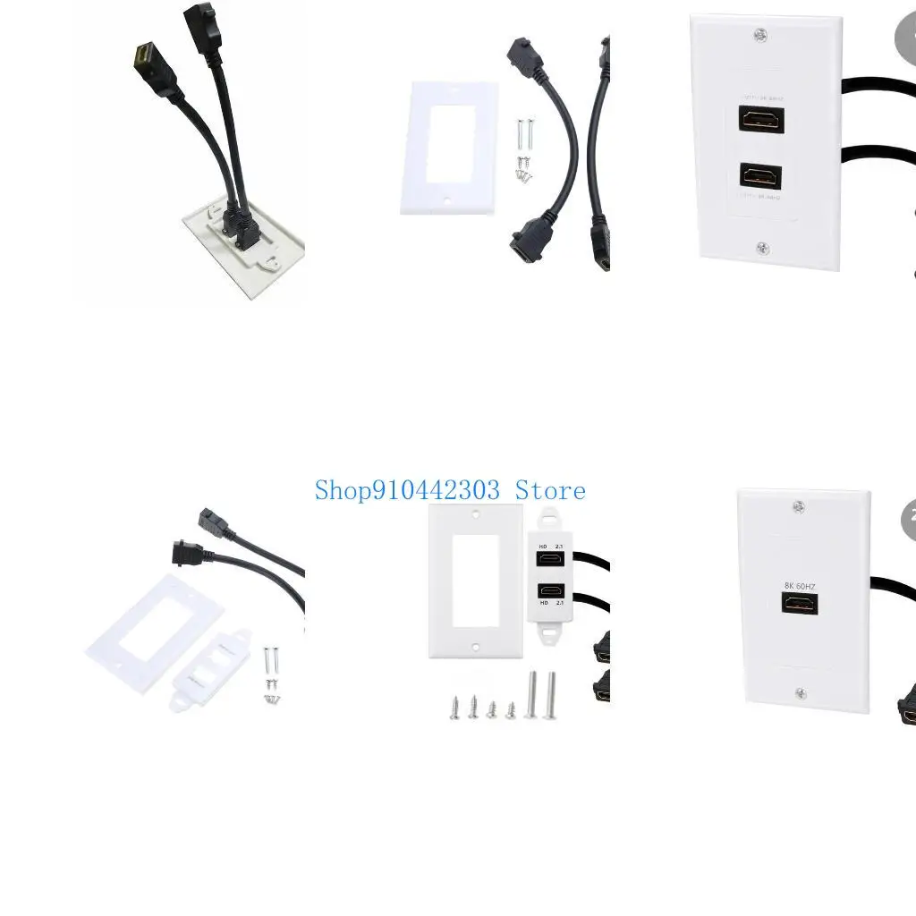 

L4MD Wall Plate Wall Chargers Mount Socket Face Plate Panel Cover