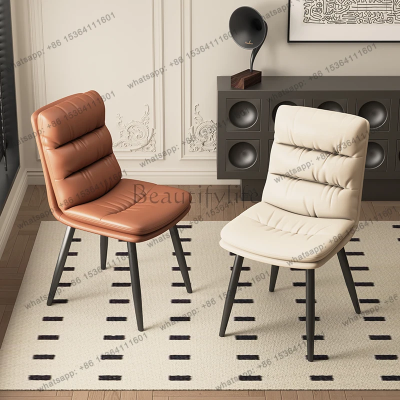 Modern Minimalist Dining Chairs Comfortable Design Classic Nordic Dining Chairs Trendy Kitchen Chaise Salle A Manger Furniture